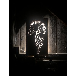 Tableau éclairé avec LED