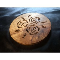 Dessous de plat motif 3 roses