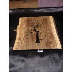 Tableau femme homme Arbre de Vie en Robinier