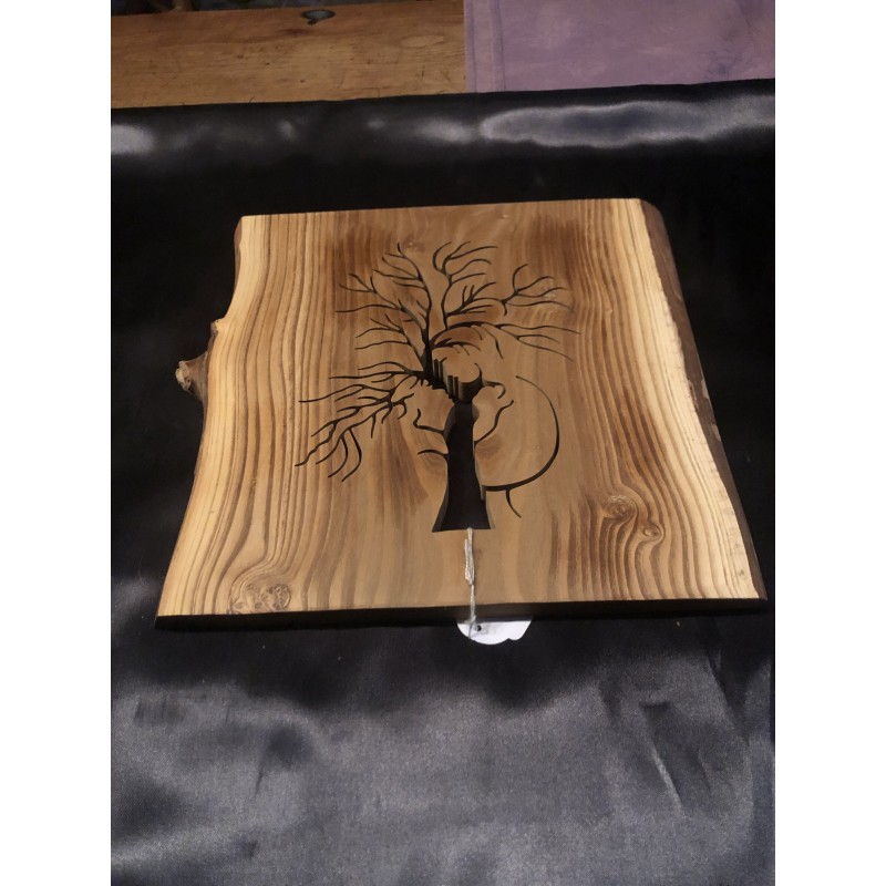 Tableau femme homme Arbre de Vie en Robinier