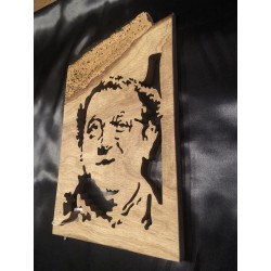 Tableau mural "Coluche"...