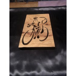 Cycliste en action