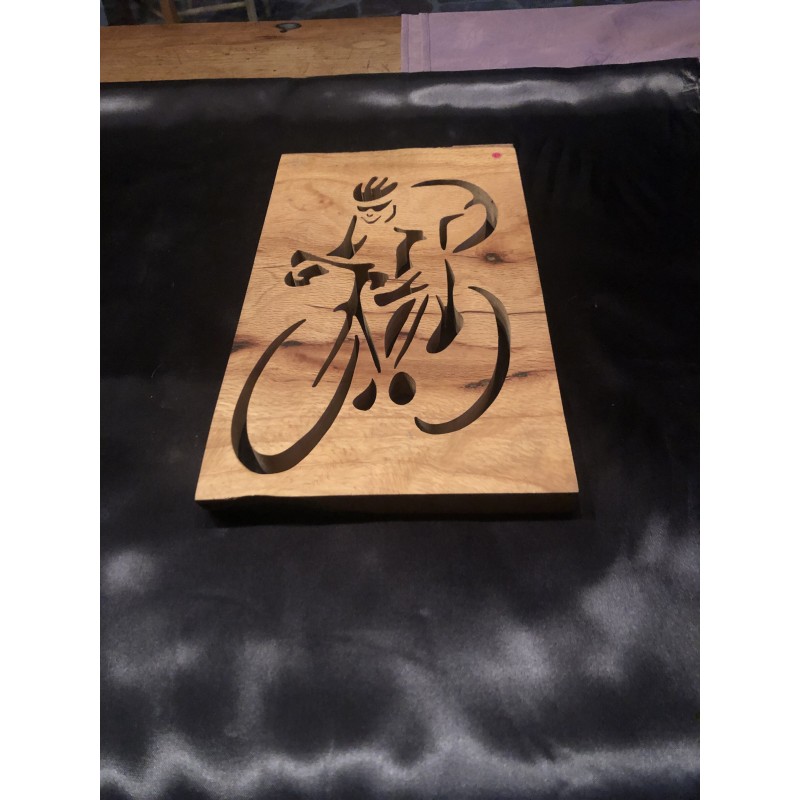 Cycliste en action