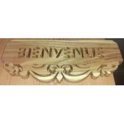 Pancarte Bienvenue dans du Robinier