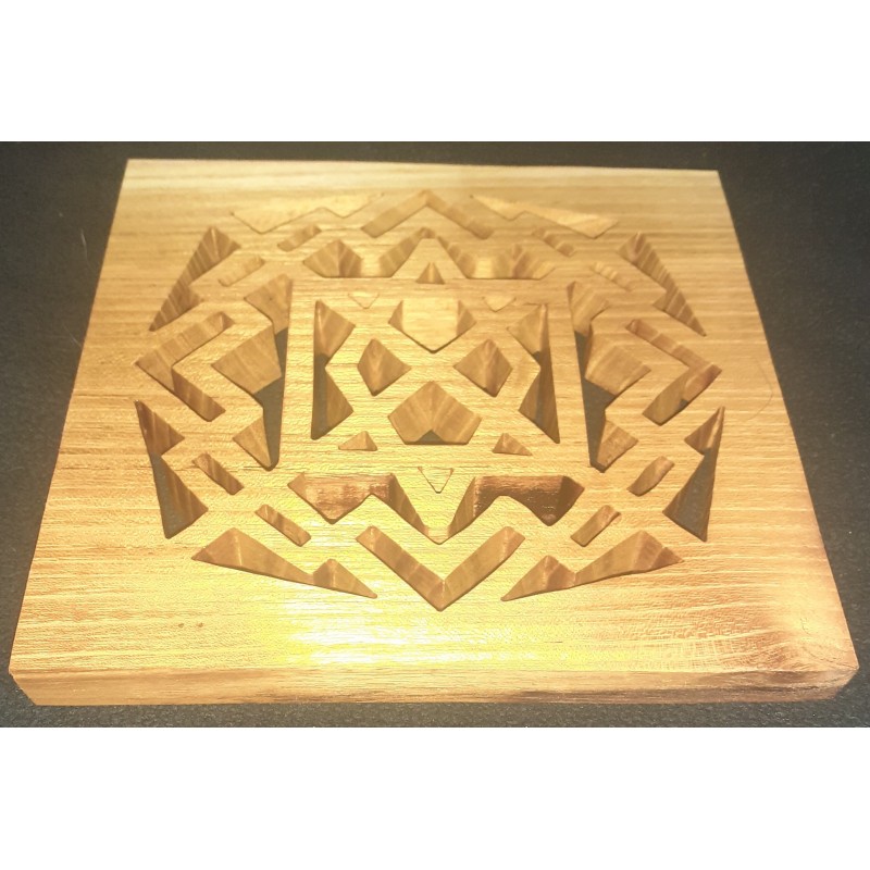Dessous de plat motif géométrique