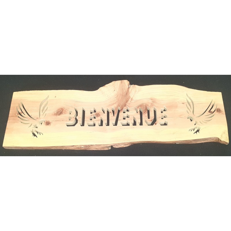 Bienvenue avec deux aigles