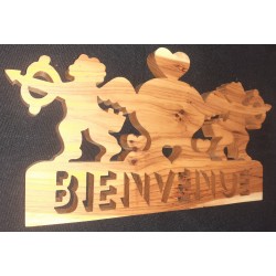 Bienvenue avec motif anges