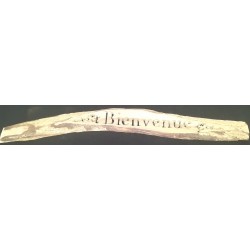 Planche d'accueil Bienvenue