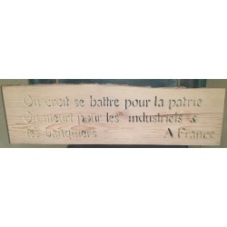 "On croit se battre..."