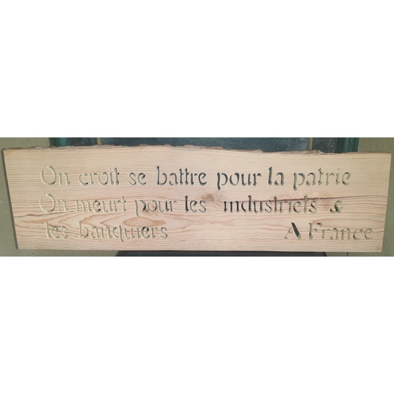 "On croit se battre..."
