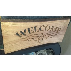 Panneau Welcome