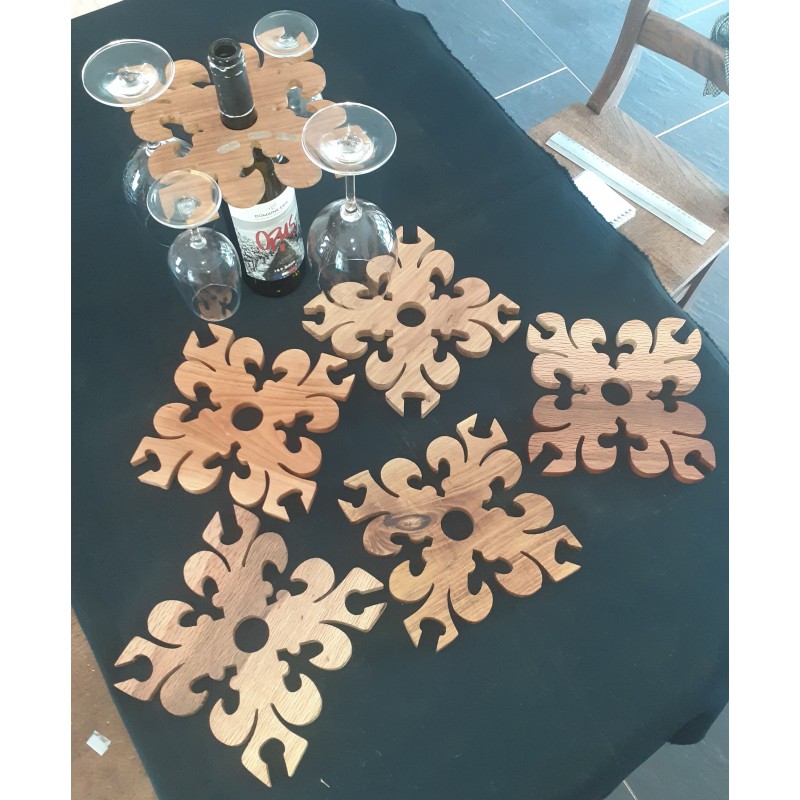 Support bouteille/verres