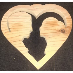 Couple dans coeur