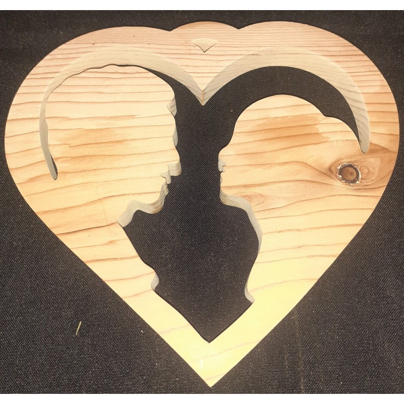 Couple dans coeur