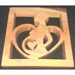 Femme enceinte coeur