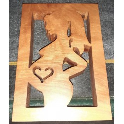 Femme enceinte d'un petit coeur !