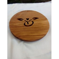 Motif "Humain fleuri à la tête en cœur"