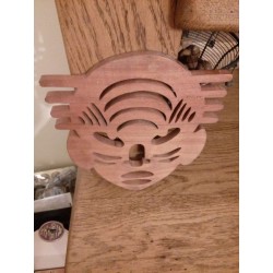 Masque en bois massif