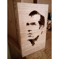 Portrait Zinedine Zidane chantourné