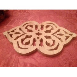 Dessous de plat en merisier