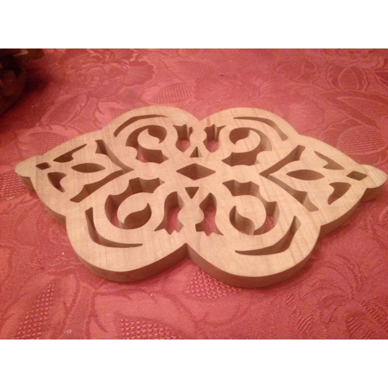 Dessous de plat en merisier