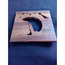 Tableau mural en bois massif